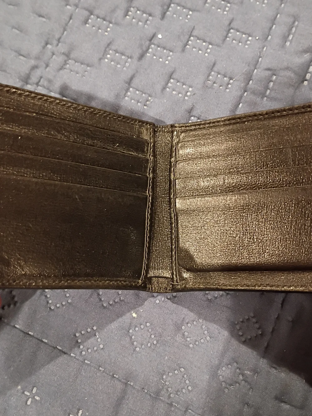 Gucci Black GG Logo Bifold Wallet